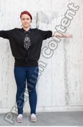 Whole Body Woman T poses White Casual Average